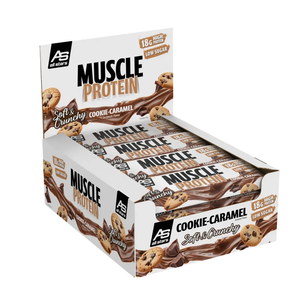 AllStars Muscle Protein Bar barre protéinée Chocolate Caramel 1 barre
