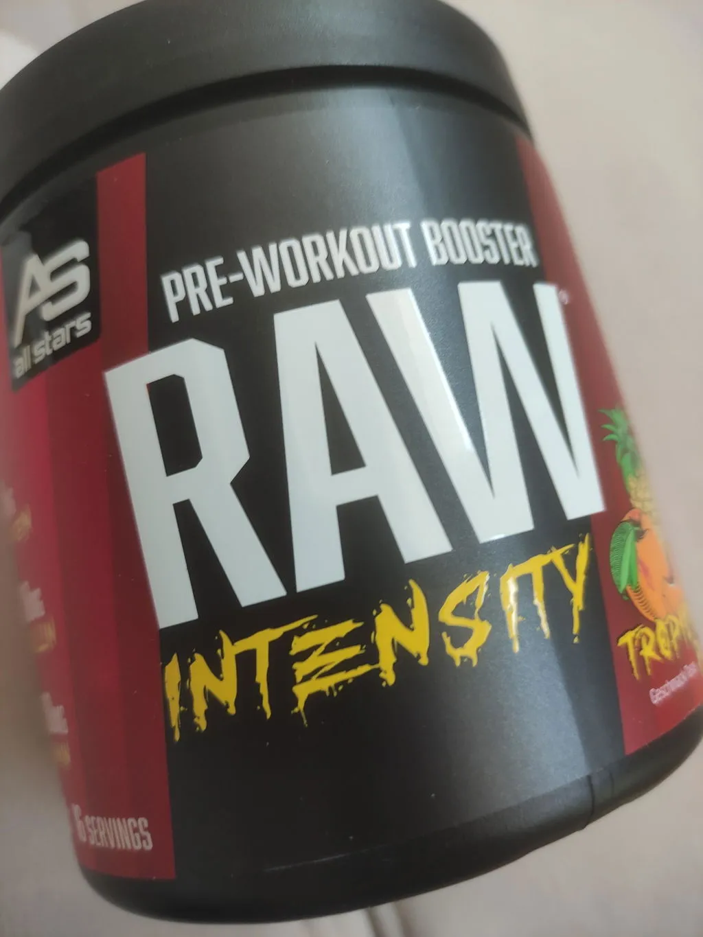 AllStars Platinum Series Raw Intensity Pre Workout Booster poudre Berry Blast