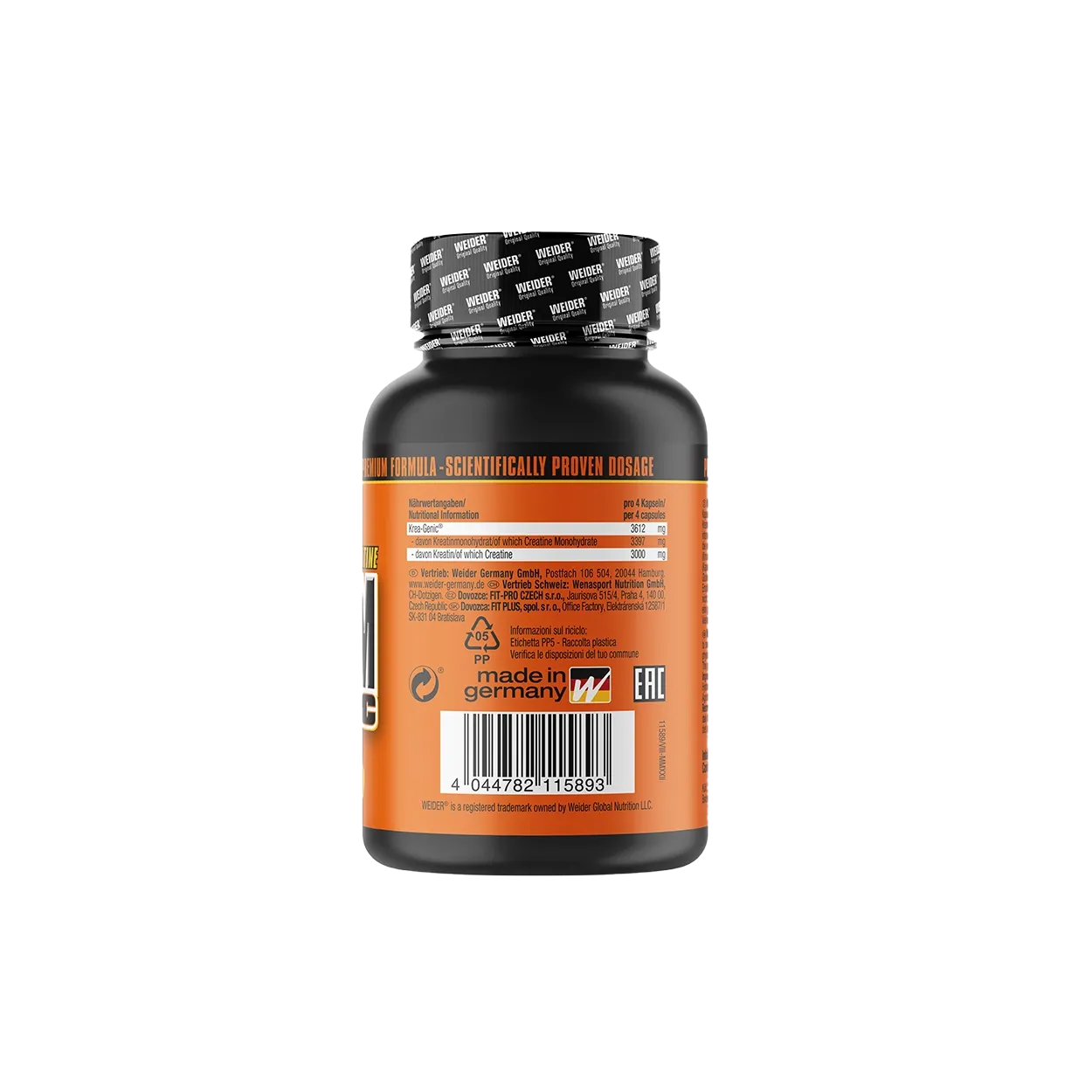 Weider Krea Genic Caps créatine 100 gélules