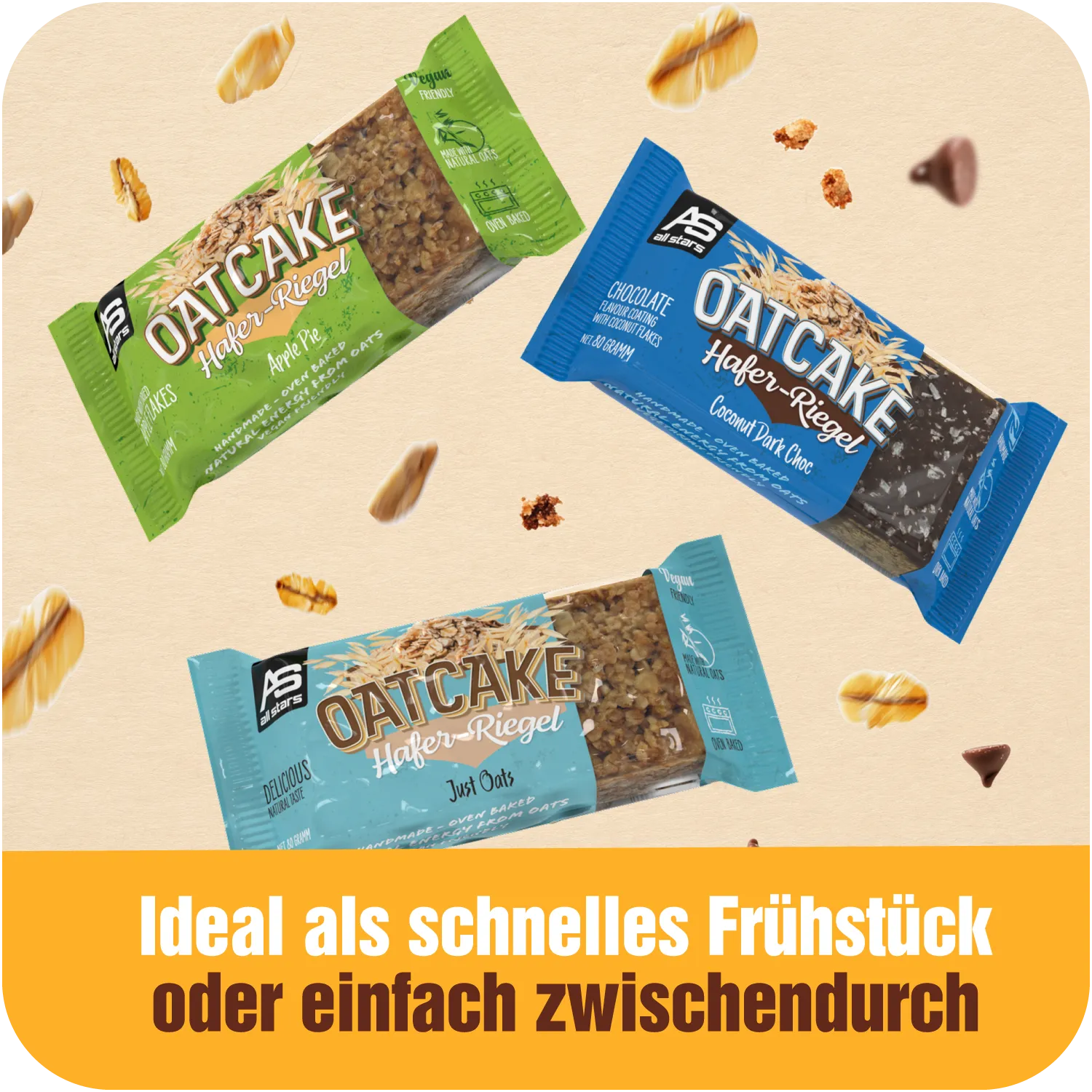 AllStars Oatcake Mixbox box de barres d’avoine 12 pièces assorties