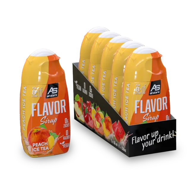 AllStars Flavor sirop Strawberry-Lemon 65 ml sans sucre