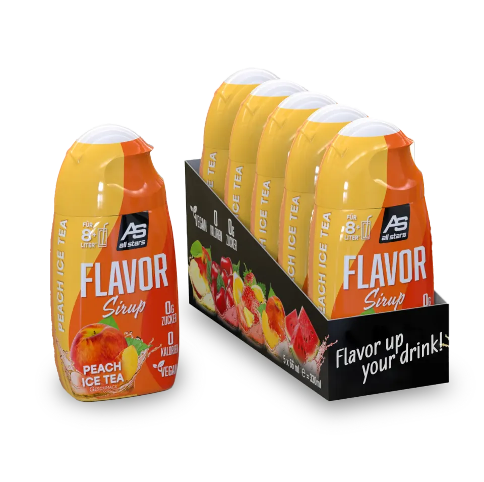 AllStars Flavor sirop Strawberry-Lemon 65 ml sans sucre
