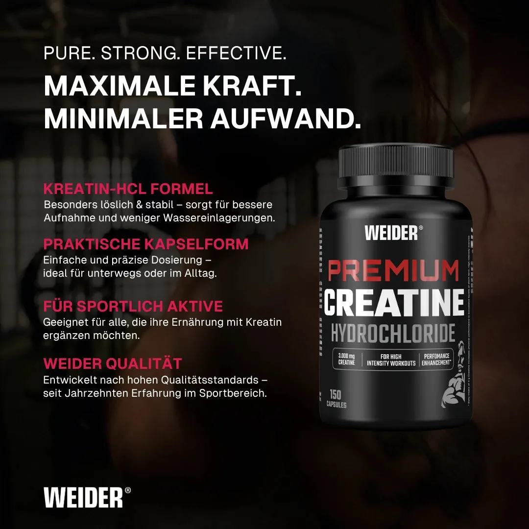 Weider Creatine HCL Caps gélules créatine 150 capsules