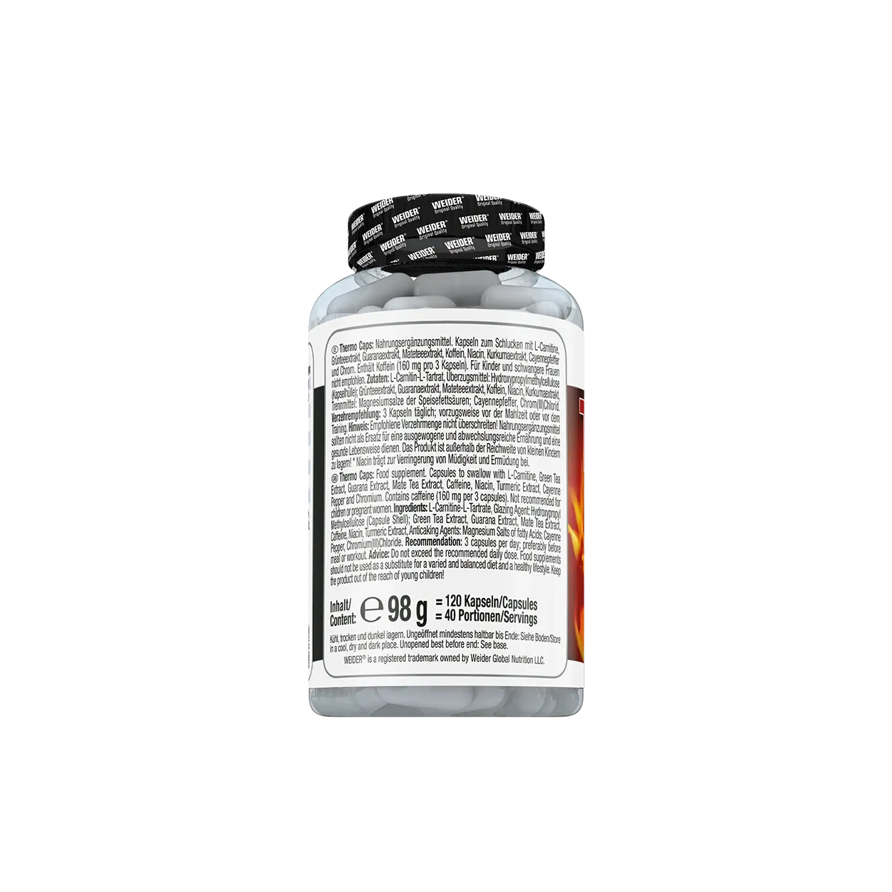 Weider Thermo Caps gélules caféine