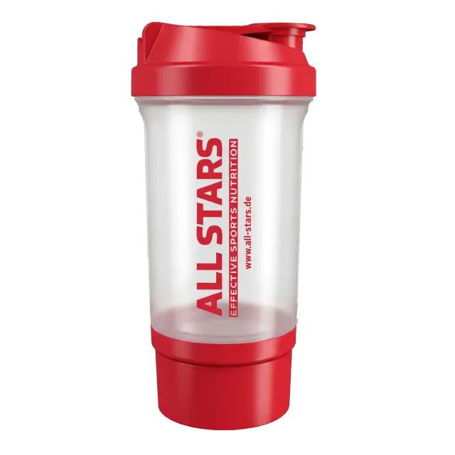AllStars Shaker avec boîte de rangement 500 ml hermétique