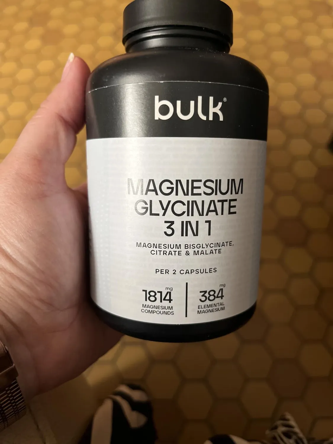 BULK Magnésium 3-en-1 Complexe comprimés 90 unités vegan