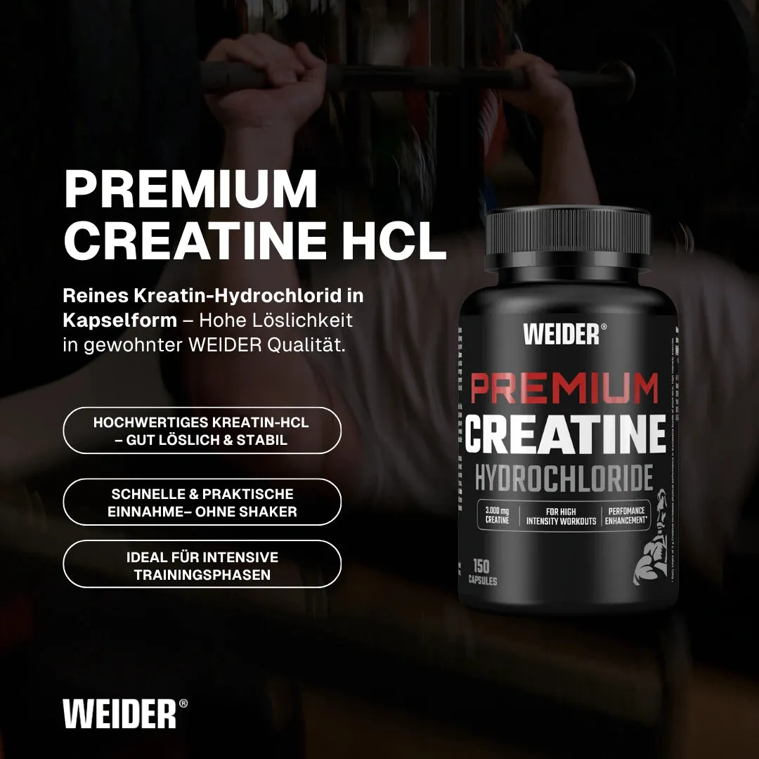 Weider Creatine HCL Caps gélules créatine 150 capsules
