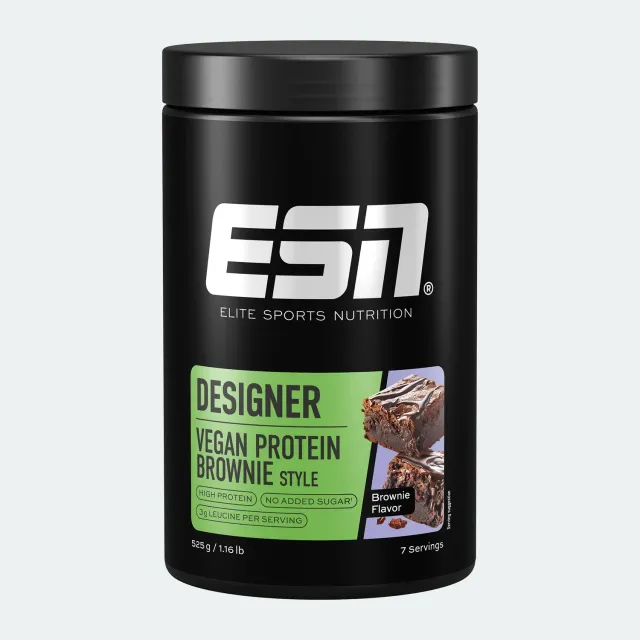 ESN Designer Vegan Protein Brownie poudre 525g chocolat