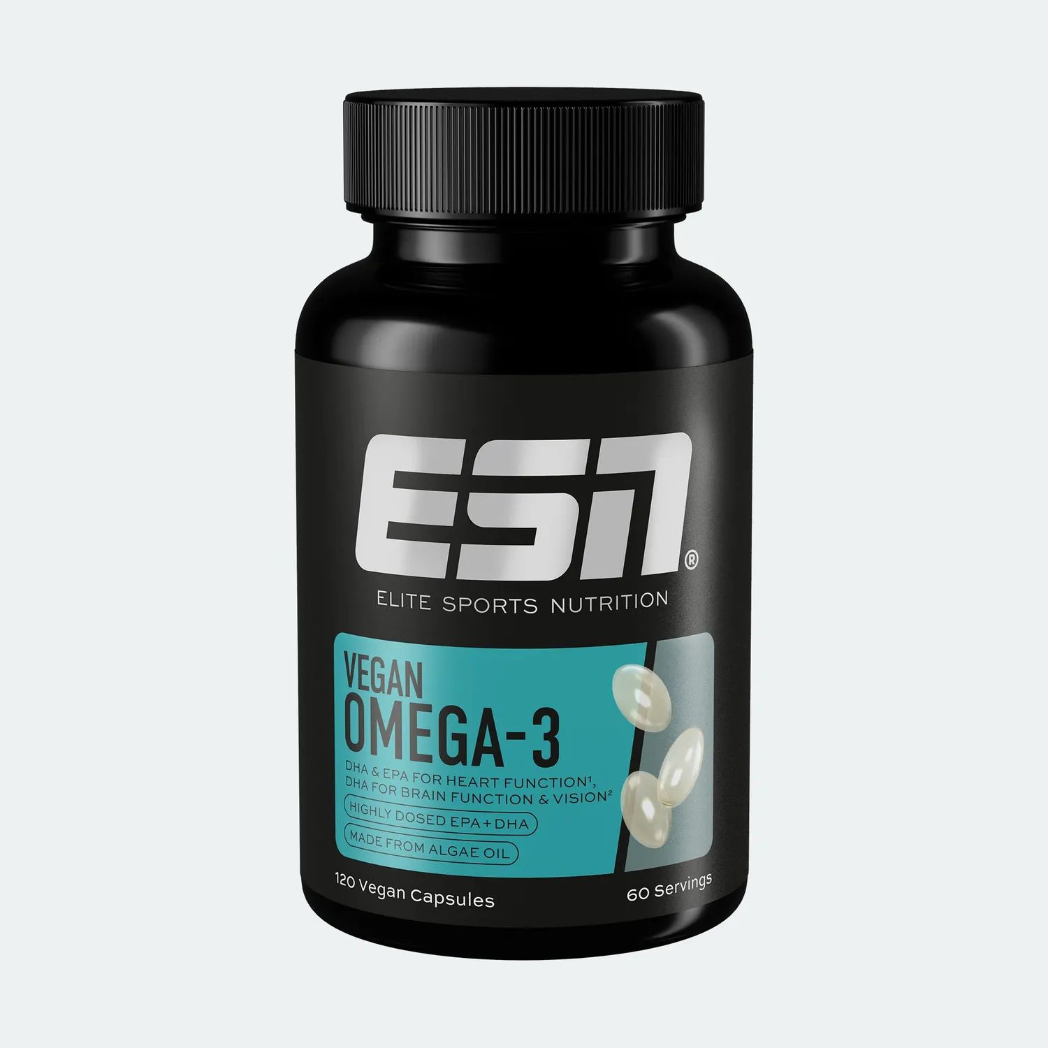ESN Vegan Omega-3 gélules 120 gélules huile d’algues