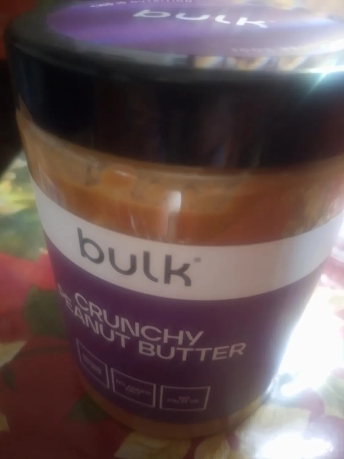 BULK Beurre de Cacahuète croustillant 1 kg 100 % cacahuètes
