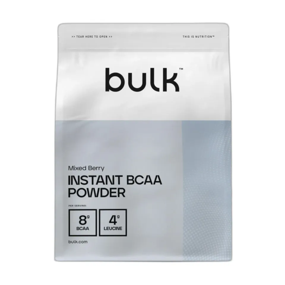BULK BCAA Instantanés en poudre fruits rouges 500 g 2:1:1