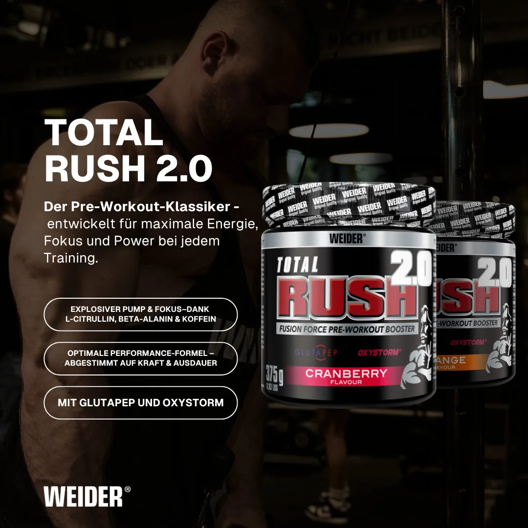 Weider Total Rush 2.0 booster pré-entraînement Orange