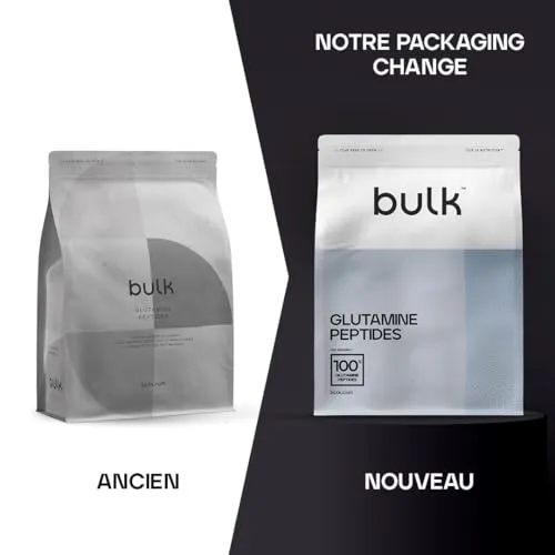 Bulk Peptides de glutamine poudre 500 g récupération