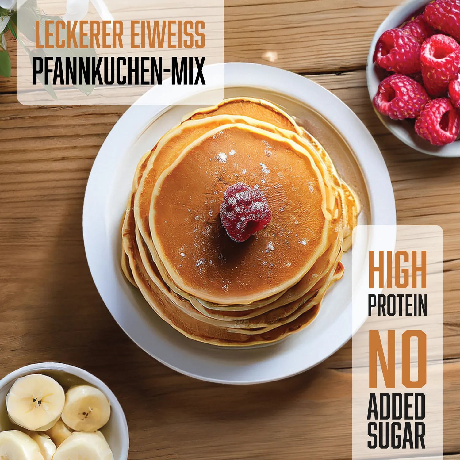 AllStars Pancake Protein-Mix préparation pour pancakes 600 g