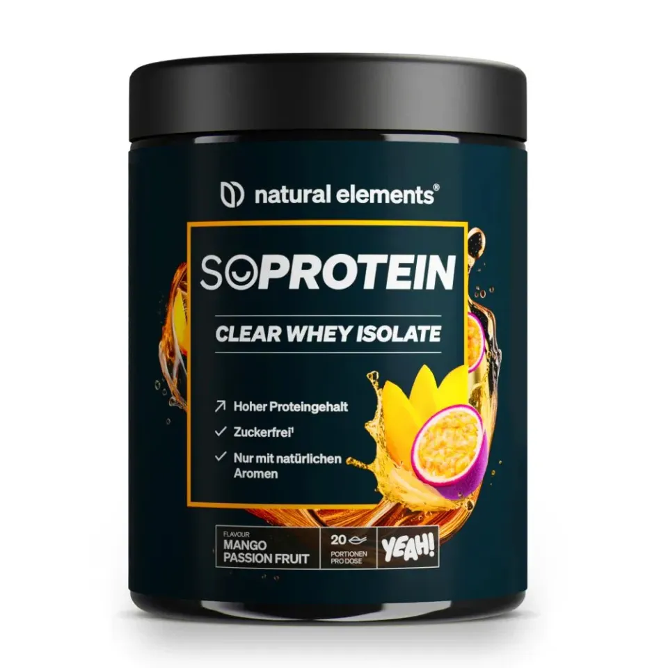 Natural Elements SoProtein Clear Whey Isolate whey 600 g mangue passion