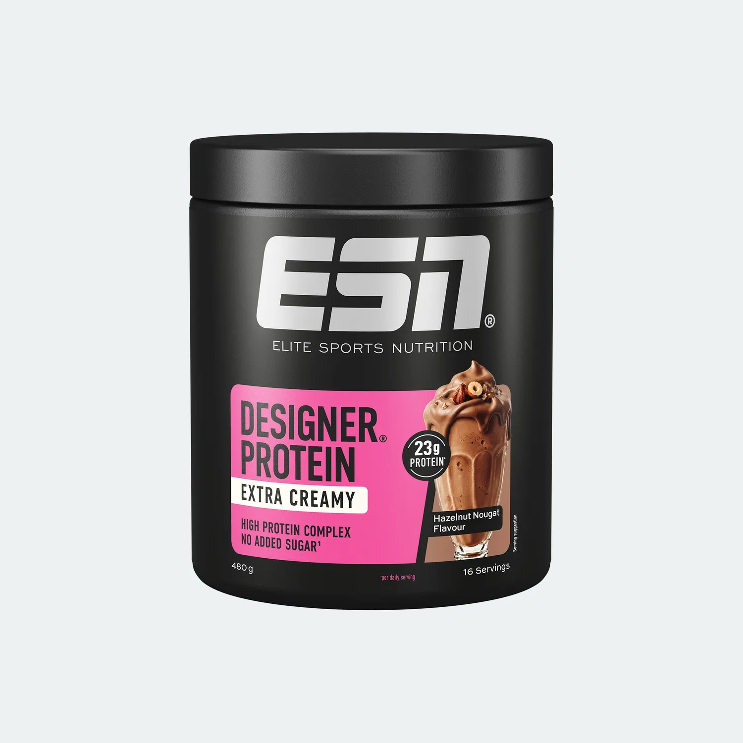 ESN Designer Protein Extra Creamy protéine 480 g Vanilla Milk crémeuse