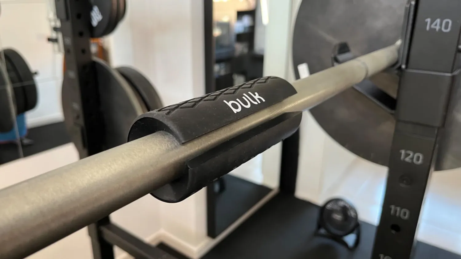Bulk Poignées épaisses musculation silicone antidérapant x2