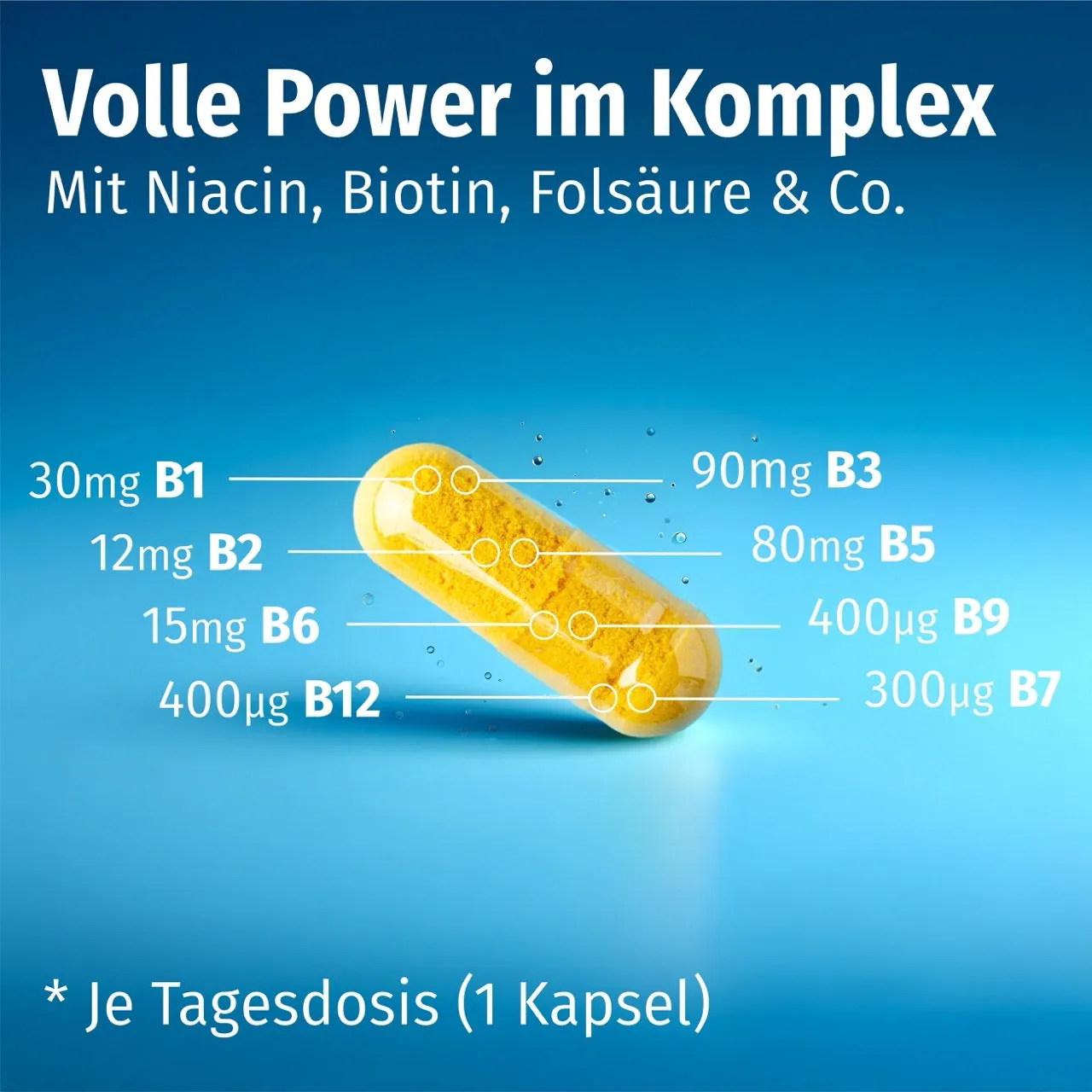 AllStars Vitamin B-Complex gélules 90 hautement dosé
