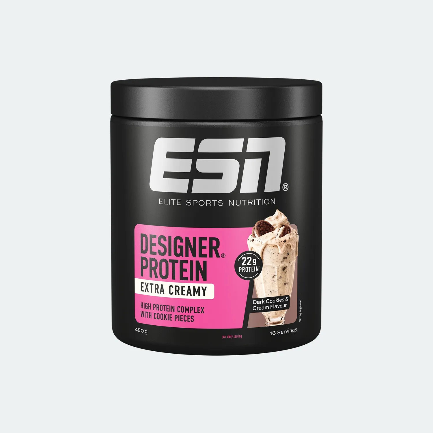 ESN Designer Protein Extra Creamy protéine 480 g Vanilla Milk crémeuse