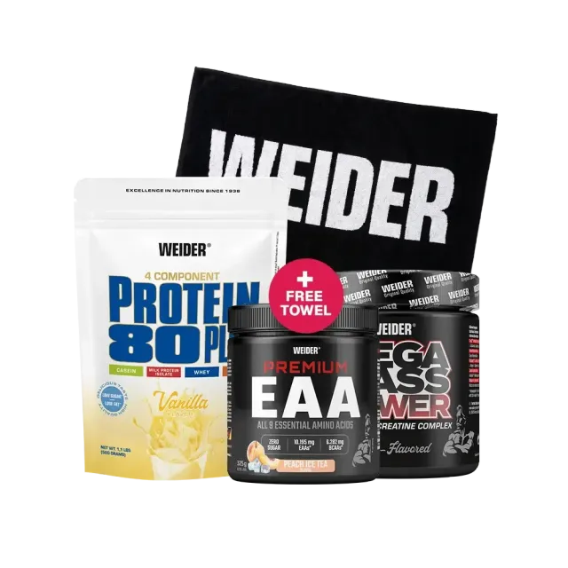 Weider Performance Bundle EAA + Protein 80 Plus peche vanille