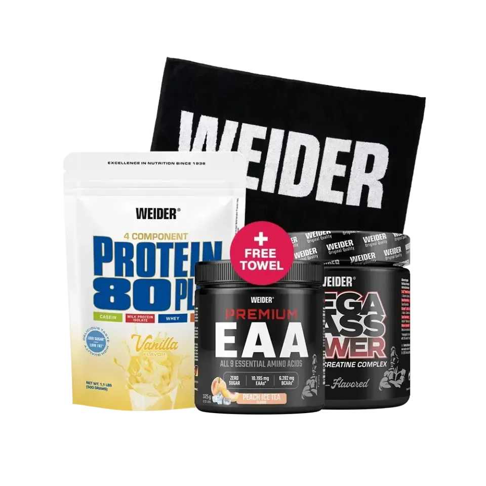 Weider Performance Bundle EAA + Protein 80 Plus peche vanille