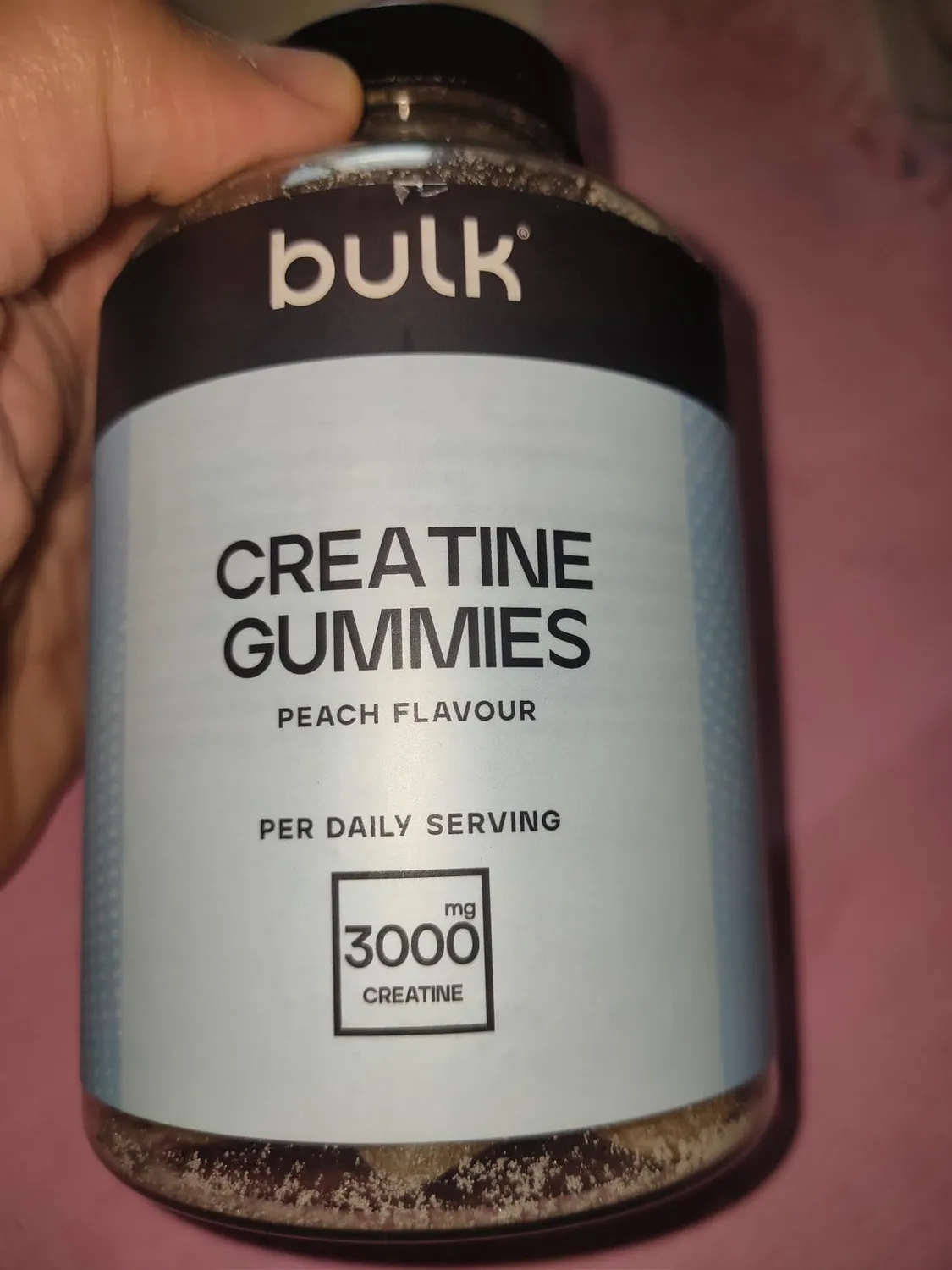 Bulk Gummies créatine pêche 60 gommes 1 g