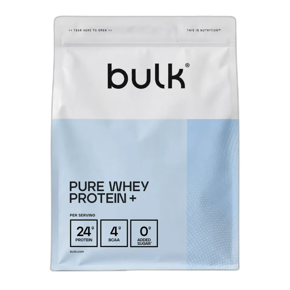 Bulk Pure Whey Protein+ whey vanille 900 g 24 g