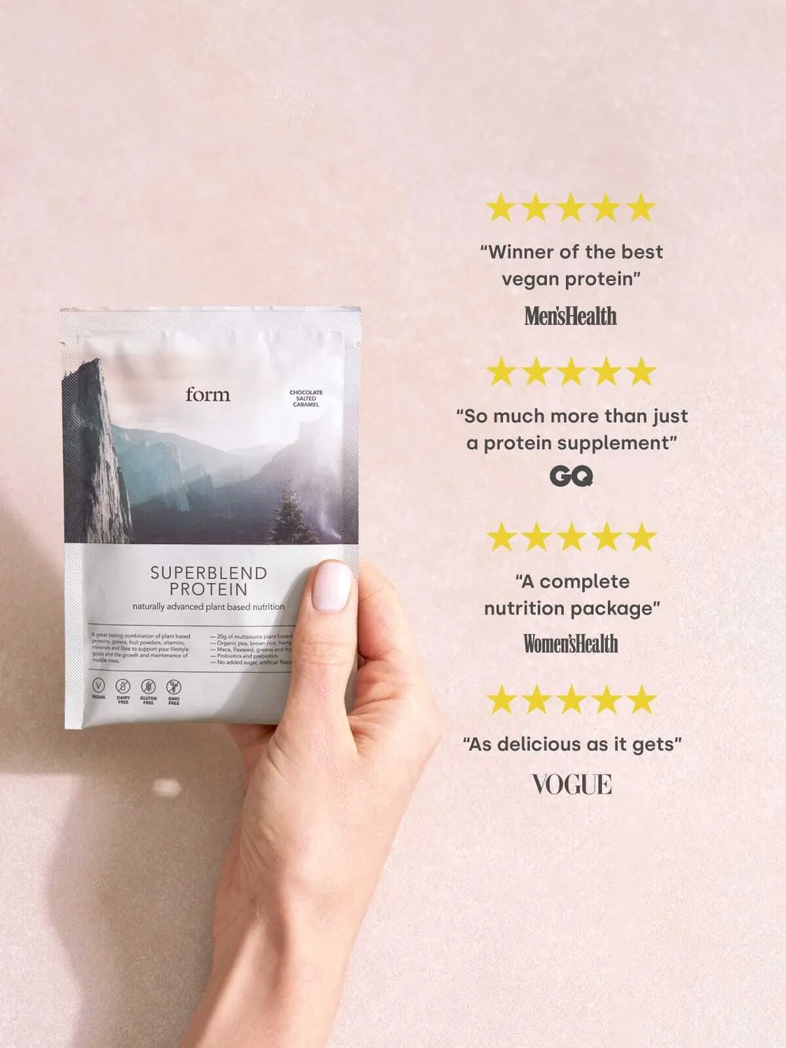 Form Nutrition Superblend protéine vegan sachets 20g protéines