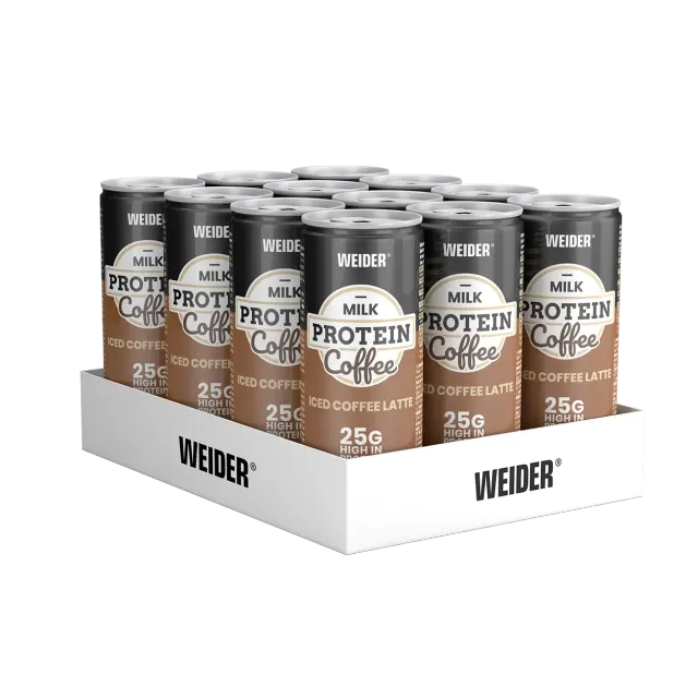 Weider Milk Protein Coffee boisson protéinée 12 canettes café