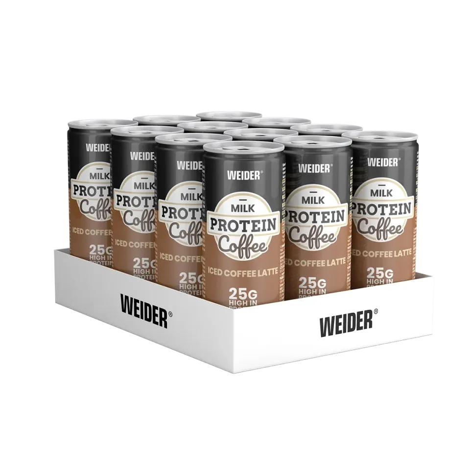 Weider Milk Protein Coffee boisson protéinée 12 canettes café