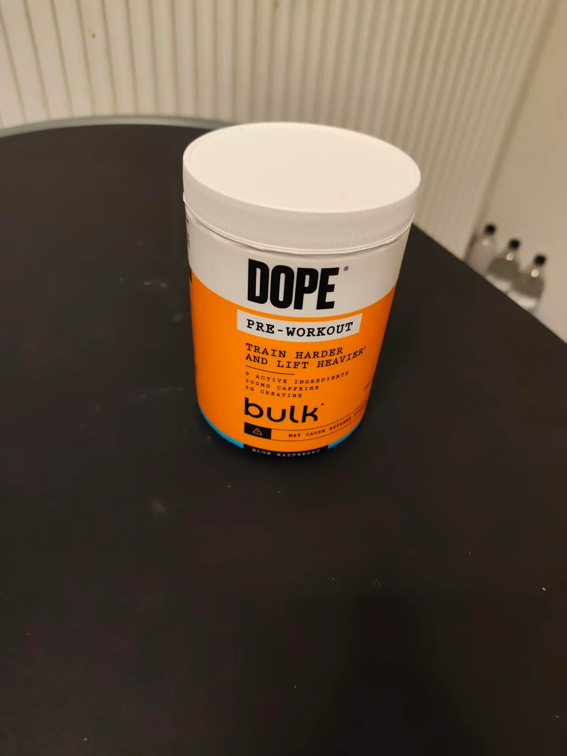 BULK Dope Pré-Workout poudre Framboise Bleu caféine créatine