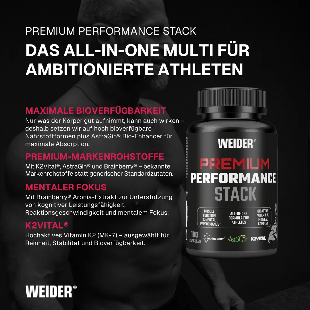 Weider Premium Performance Stack complément en micronutriments