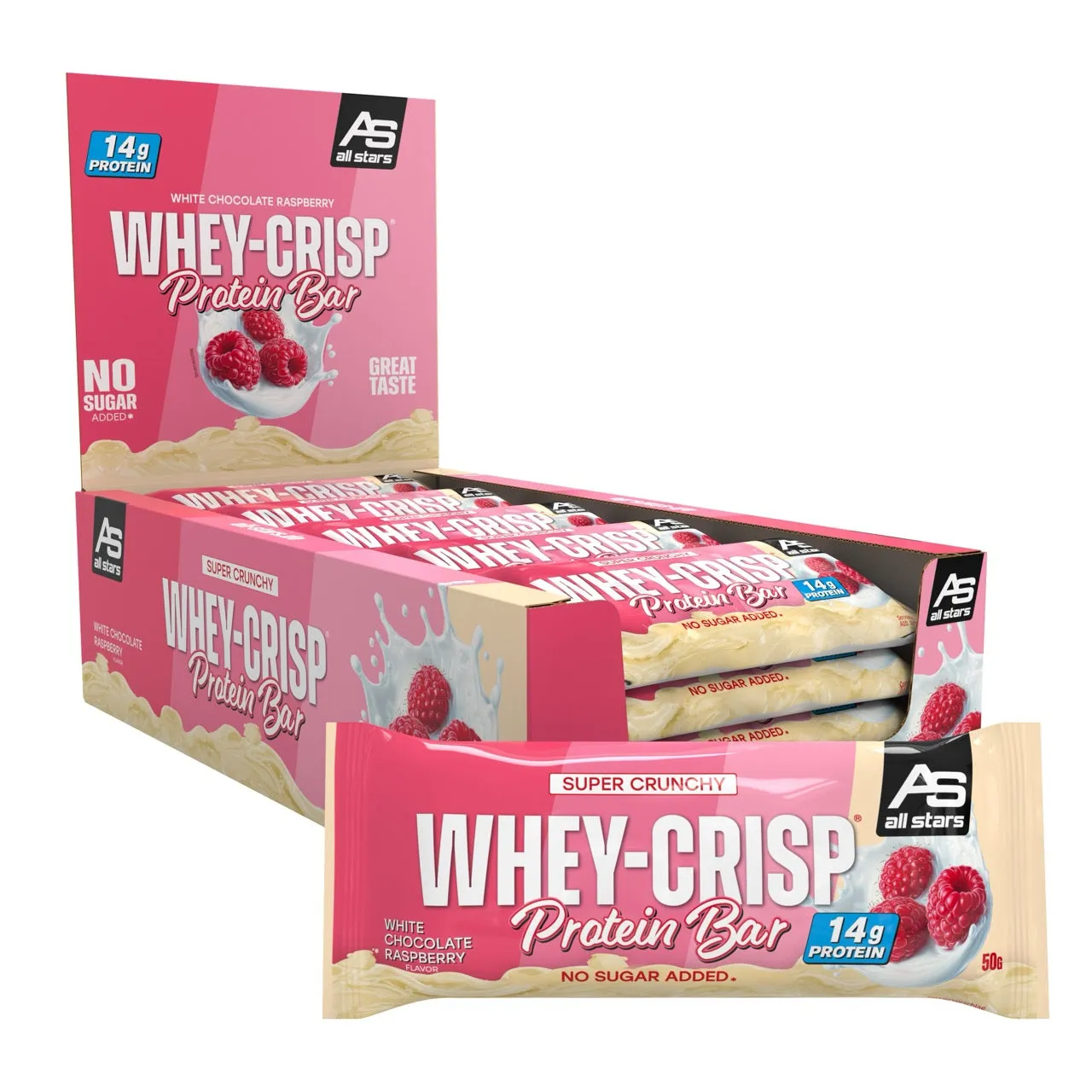 AllStars Whey-Crisp Protein Riegel barre Chocolate 1 pièce