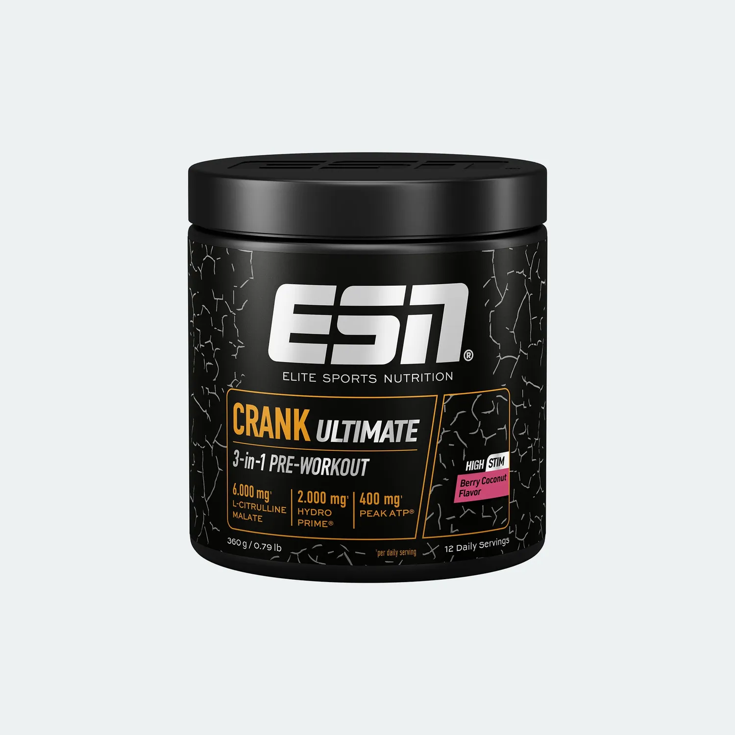 ESN Crank Ultimate booster pré-entraînement Berry Coconut 360 g