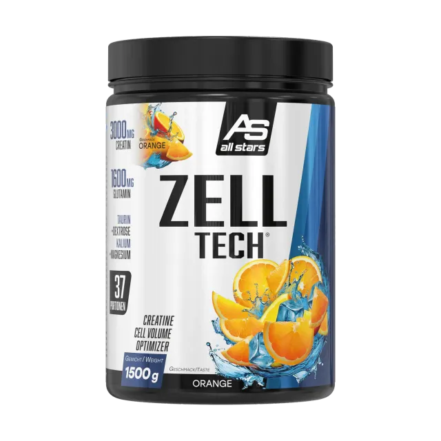 AllStars Zelltech Creatin Cell Volume Optimizer créatine 1500 g orange
