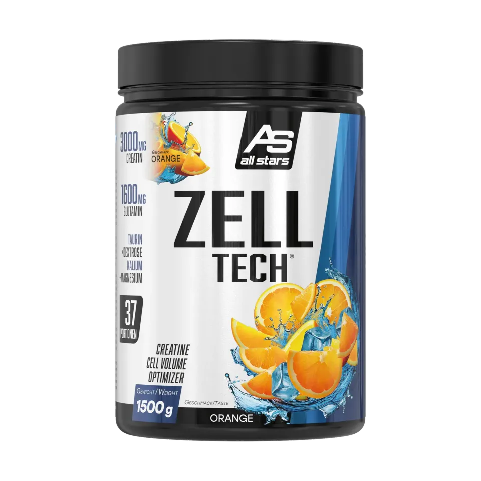 AllStars Zelltech Creatin Cell Volume Optimizer créatine 1500 g orange