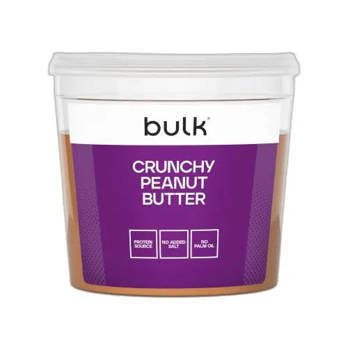 BULK Beurre de Cacahuète croustillant 1 kg 100 % cacahuètes