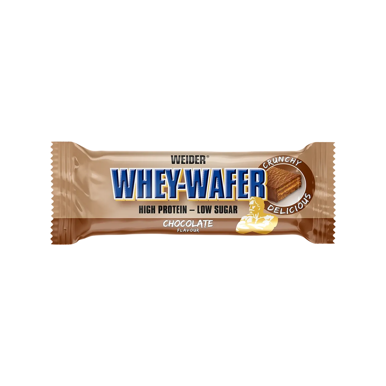 Weider Whey Wafer gaufrette protéinée boîte de 12 chocolat