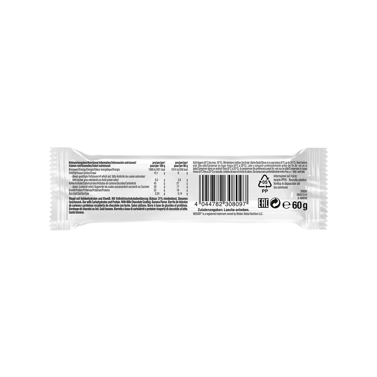 Weider 32% Protein Bar barre protéinée chocolat