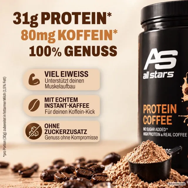 AllStars Protein Coffee poudre protéinée au café