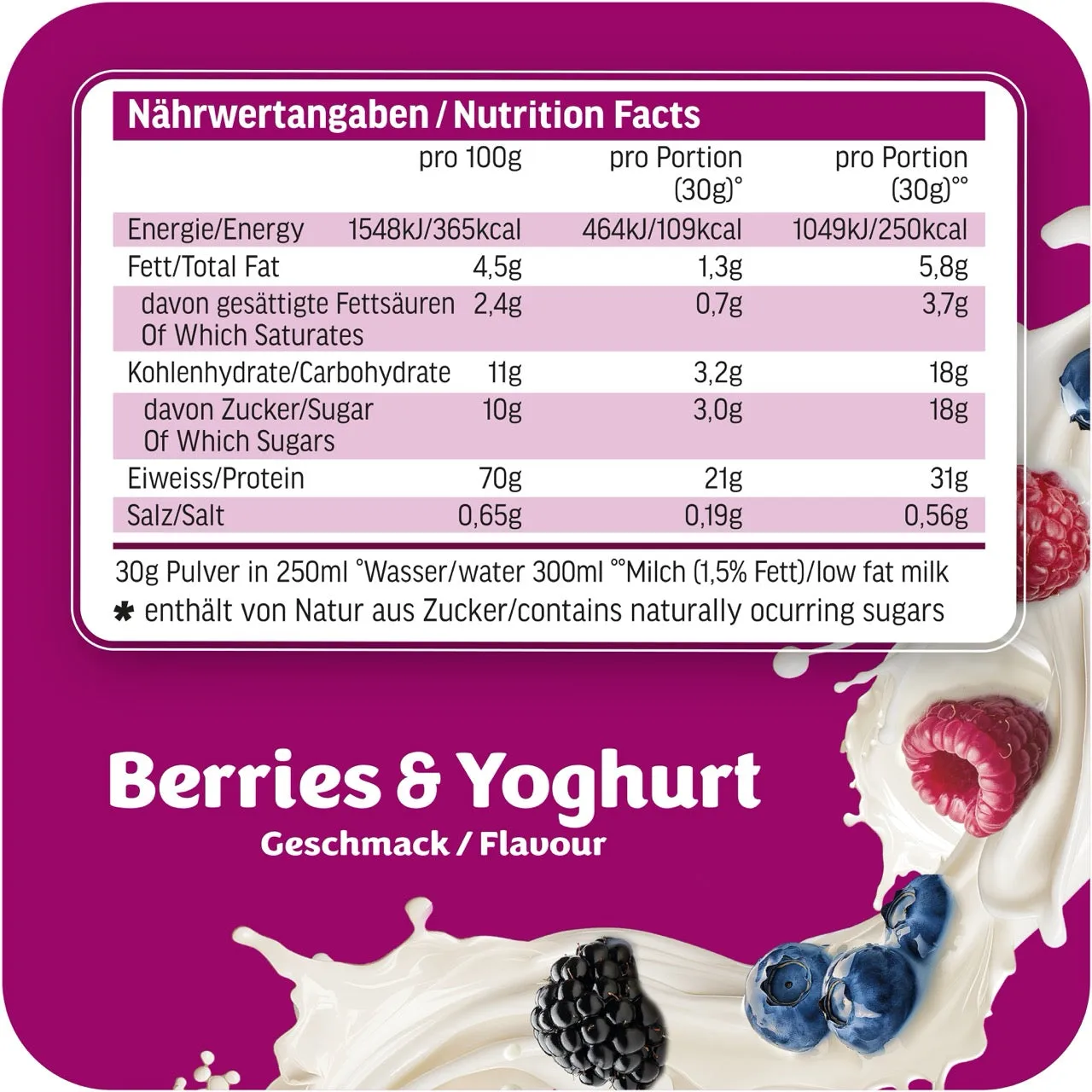 AllStars SKYR Protein protéine en poudre vanille 300 g