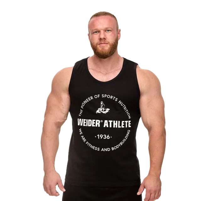 Weider Pioneer débardeur homme noir musculation