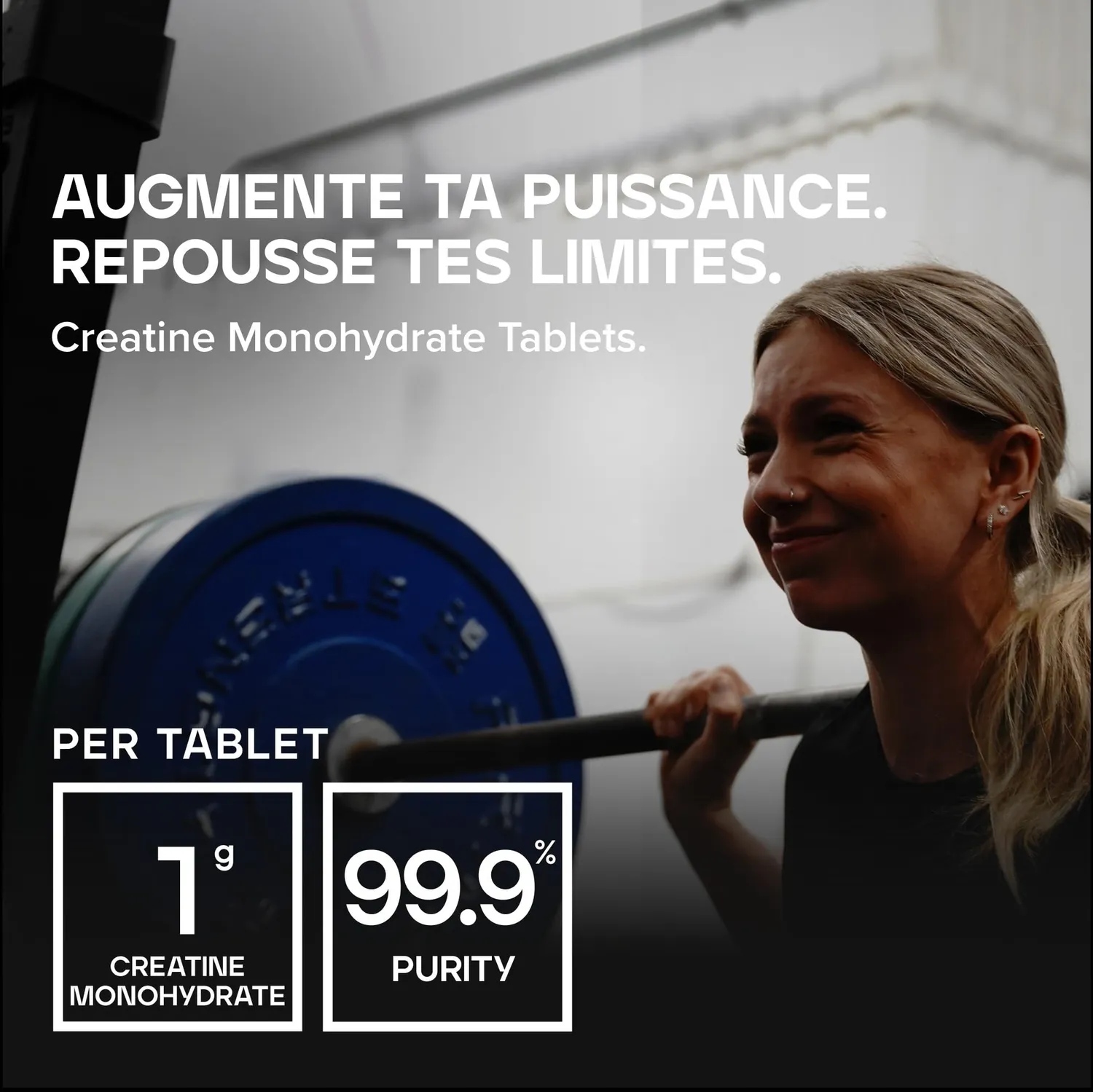 BULK Créatine Monohydrate Tablets 1000mg 270 comprimés