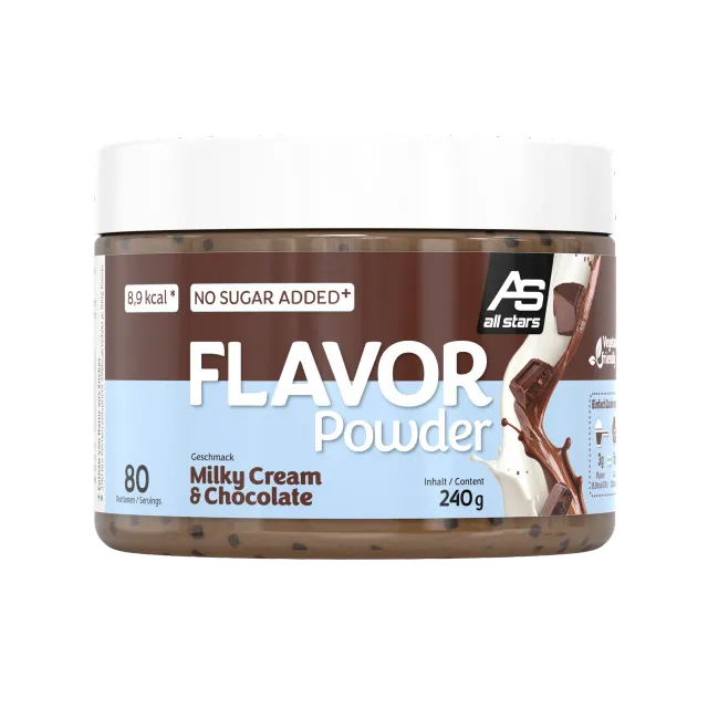 AllStars Flavor Powder poudre aromatisante Milky Cream & Chocolate 240 g sans aspartame