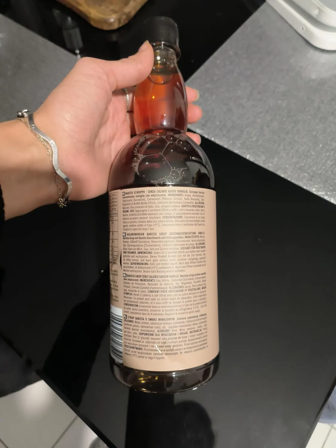 BULK Sirop Barista Zéro Calorie sirop vanille 1 litre sans sucre