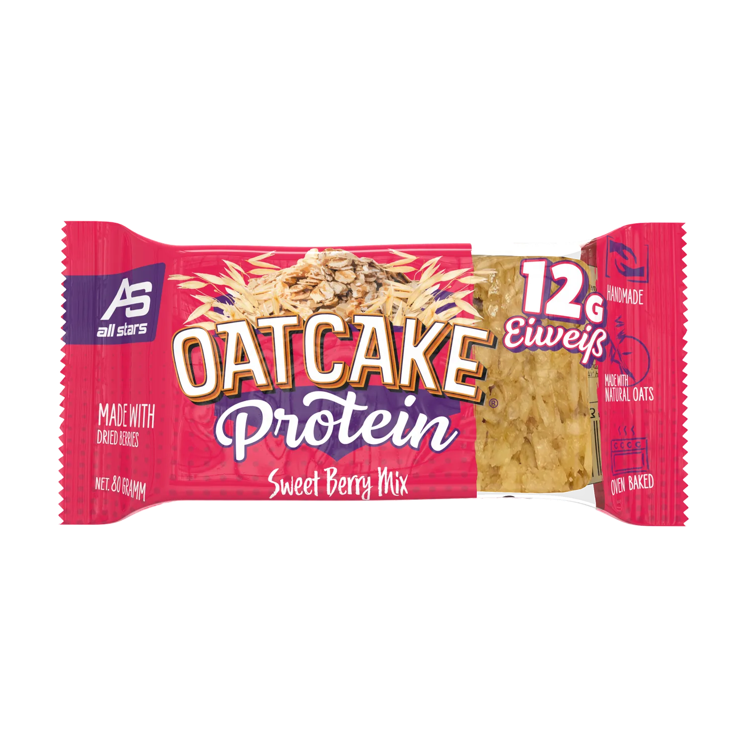 AllStars Oatcake Protein Mixbox barres avoine 12 pièces