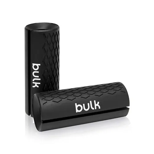 Bulk Poignées épaisses musculation silicone antidérapant x2
