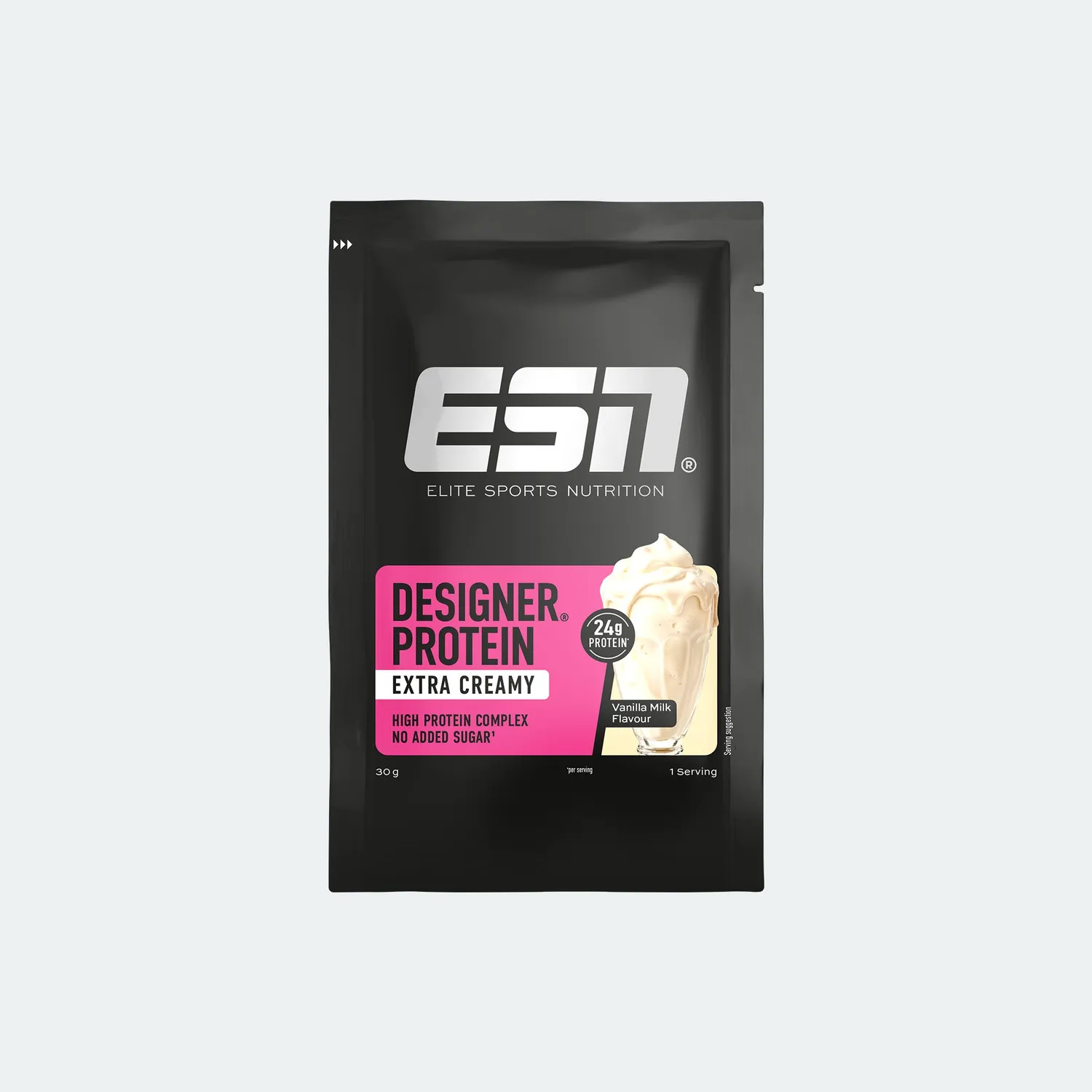 ESN Designer Protein Extra Creamy protéine 480 g Vanilla Milk crémeuse