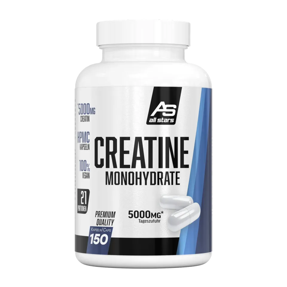AllStars Creatin Caps capsules de créatine monohydrate 150 unités sans gélatine