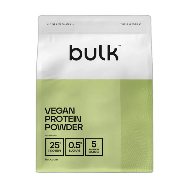 BULK Vegan Protein Powder poudre protéinée vanille 2,5 kg